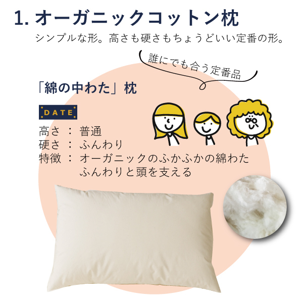 枕の選び方 | Organic Plus(公式)通販店オーガニックプラス 枕の選び方 | Organic Plus(公式)通販店オーガニックプラス