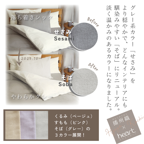 カラー変更について